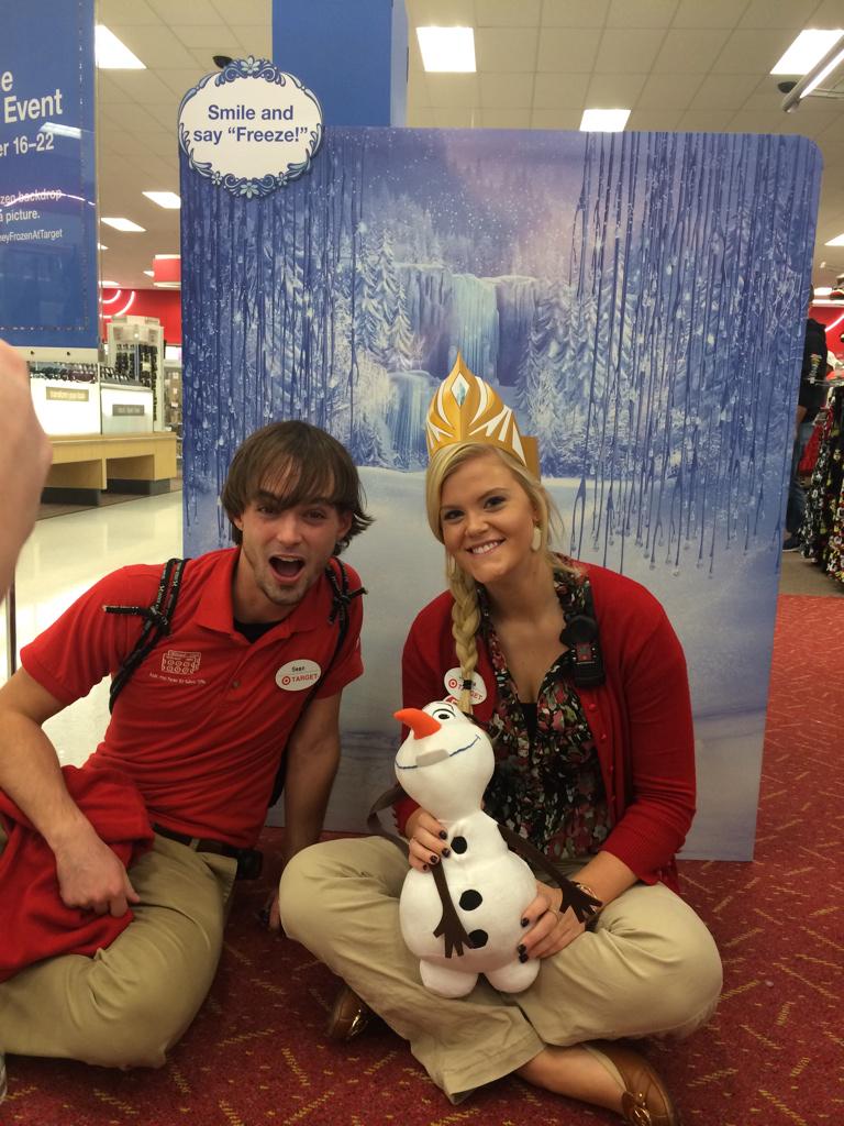 JessicaM_Target's tweet image. Letting it snow with Elsa and Olaf