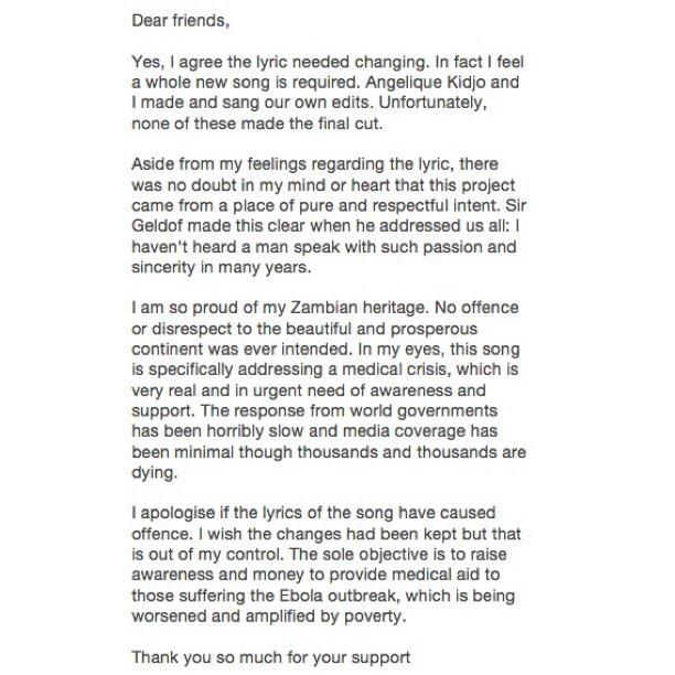 Emeli Sande We need a new Band Aid song ITV News