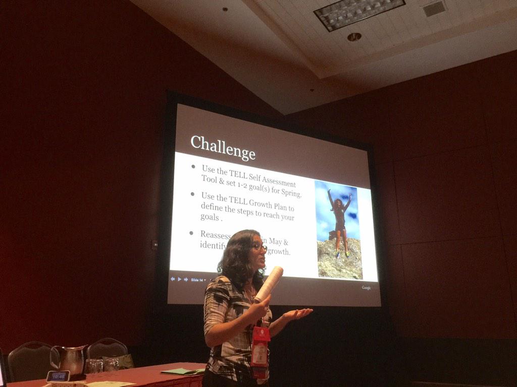 CLASSRoad's tweet image. @lrosen talking about our online @STARTALK_NFLC summer teacher programs on aspects of #tellframework at #actfl14