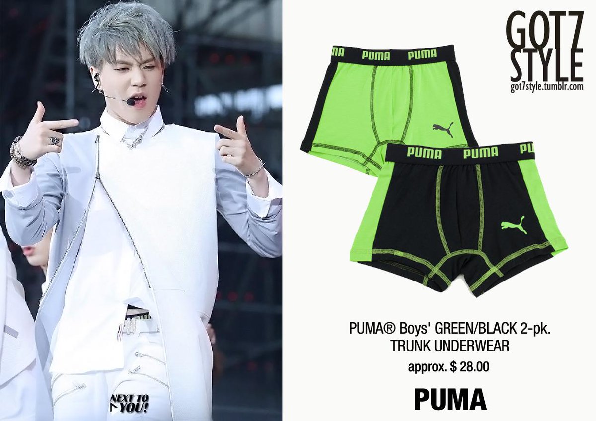 Got7style Got7style Puma Puma Boy S Gr Bl 2pk Trunk Underwear Thanks Nexttoyou1117 Got7 Got7style 유겸 갓세븐 Yugyeom Http T Co Fiibhbli0l