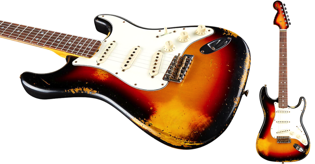 Happy #Straturday! <a href="/Fender/">Fender</a> 1969 #Stratocaster Heavy Relic Aged 3-Color Burst #datheadstocktho bit.ly/straturday1969