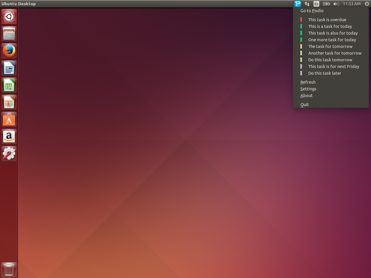 Taskpod's tweet image. This is how @Taskpod looks in Ubuntu/Linux #TaskpodForPodio #Podio