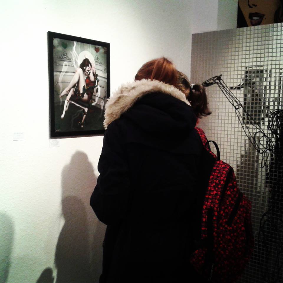 Gallery_PZG's tweet photo. @auniakahn #vernissage #Berlin  #friedrichshain #art #illustration #digital #openingday #exhibition @dumaarantes http://t.co/nInOQ0nbMG