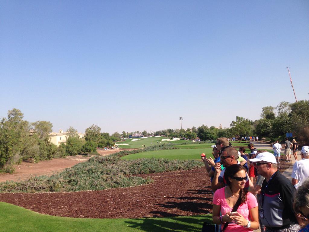 bagshaw2112's tweet image. Justin Rose at the 9th Hole...#RaceToDubai #earthcourse
