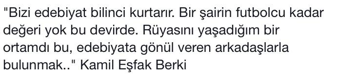 YAZAKK's tweet photo. YAZAK için övgüde bulundu Kamil Eşfak Berki.. http://t.co/06GRoHIGV0