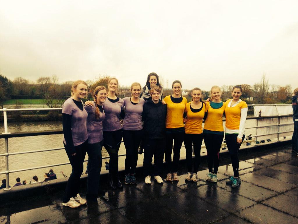LVMills's tweet image. New College Women&apos;s Novice A Crew, still smiling #GDBM 🚣