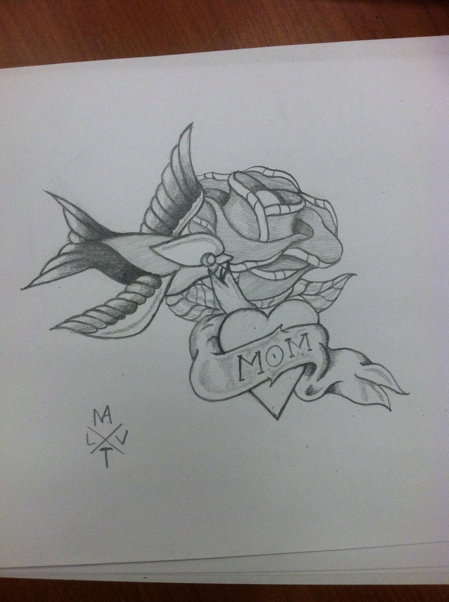 MarkAgerIs's tweet photo. #art #heart #sparrowtattoo #tattoo #rosetattoo http://t.co/b19rLhQ3YG