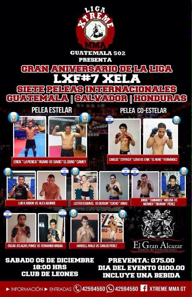 ErickRuano6's tweet photo. Voy en la estelar nuevamente #yosoyperickaMMA http://t.co/6BNOIo7ZHg