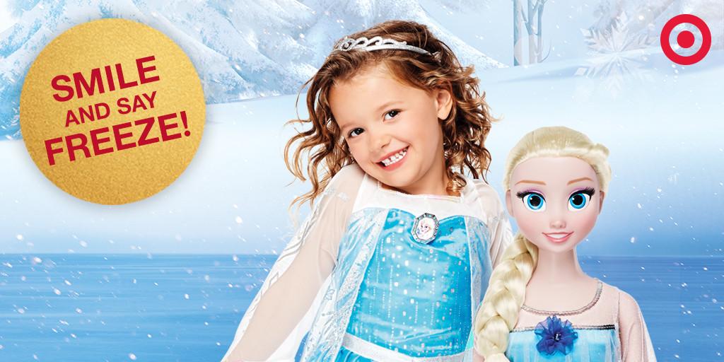 Target's tweet photo. The #DisneyFrozenatTarget #sweeps ends 11/23. Don't miss out on a chance to win. Rules: http://t.co/0K3fYLVW40 http://t.co/lTn5aFUT5r