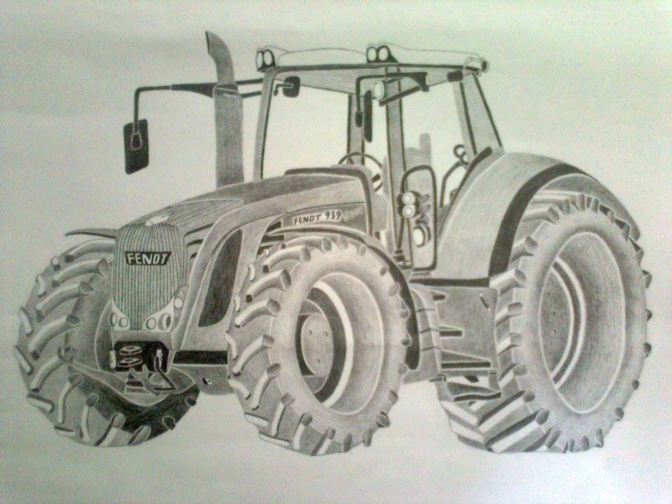 AGCO on Twitter: "RT this #Fendt sketch if you ever draw #tractors! #a...