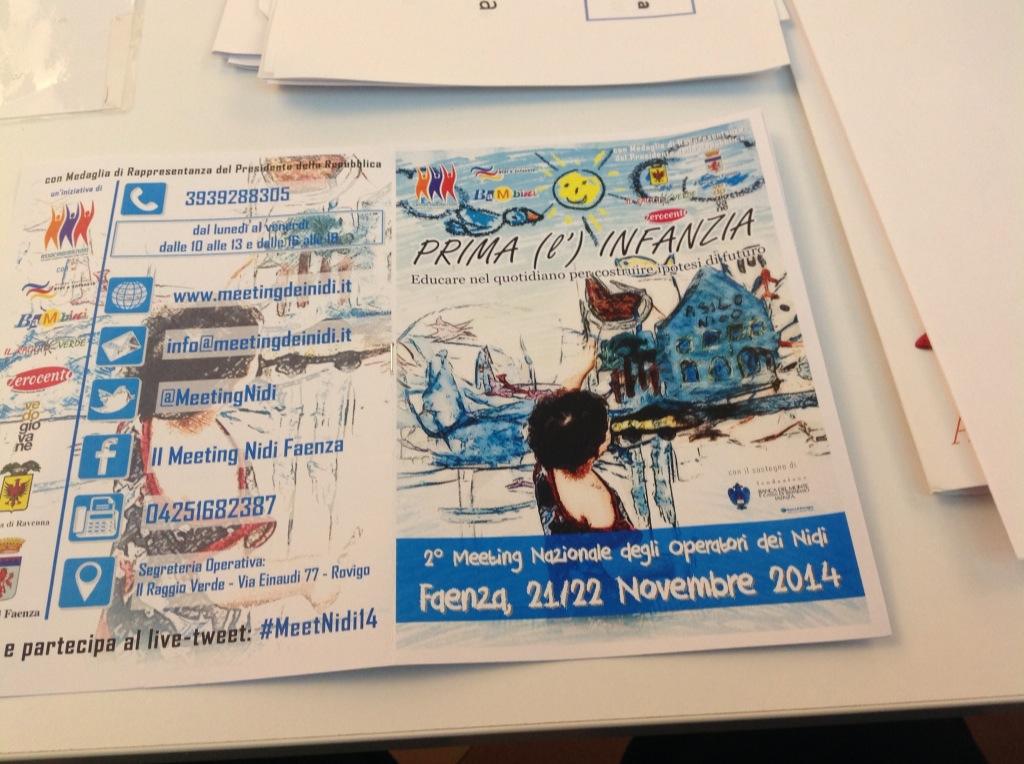 TeresaMarzocchi's tweet photo. Giornata tutta 0/3 ora Faenza #MeetNidi14 
promozione/sostegno L.1260  @PuglisiPD #innovazione @SocialeER @vannaio http://t.co/8sR7YvYeLv