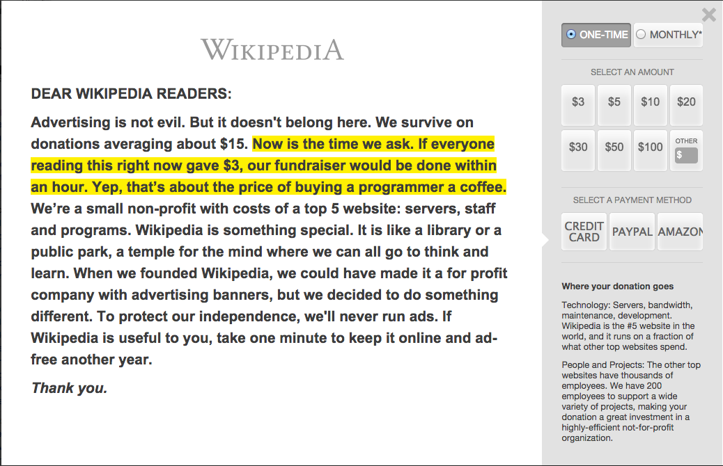 TiMEoFPoSTiNG's tweet photo. @Wikipedia & whoever wrote this #WikiDonate page, well done! You're clearly passionate abt #Wiki & the #MindTemple http://t.co/wF5lSWiqxR