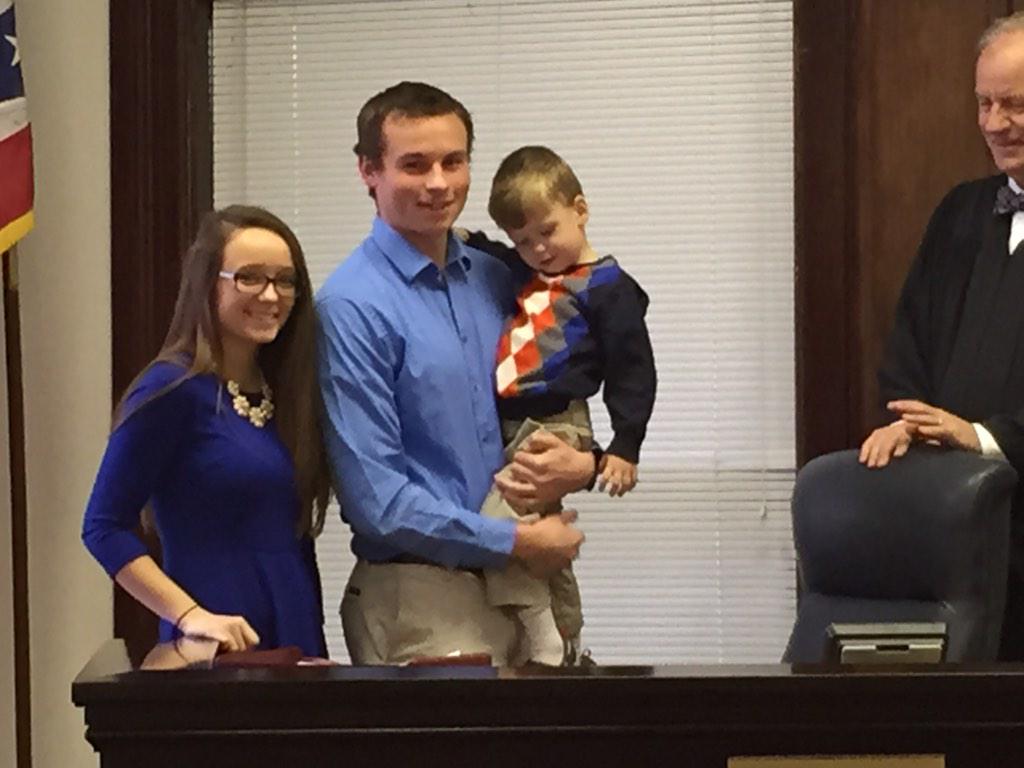 Can officially call this little peanut my cousin and Godson! Amazing day for Johnny and my entire family