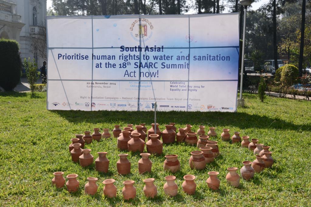 sshrestha's tweet photo. Peoples SAARC Convergence 2014, Kathmandu: Prioritize WASH rights in South Asia, a hope from SAARC#@WaterAidNepal http://t.co/7vFbcAPn8j