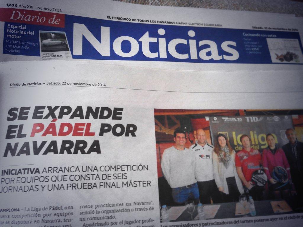 El #Pádel crece en #Navarra. Lo mires por donde lo mires, una buena noticia. Via <a href="/NoticiasNavarra/">Diario de Noticias</a> @Nav_deportiva
