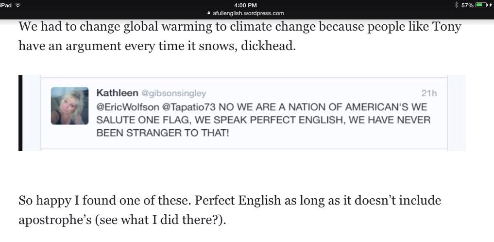 1fullenglish's tweet photo. Example of the ridiculous tweets on immigration reform https://t.co/IenrV2Rahs #ImmigrationAction #Obama #Immigration http://t.co/xED3G691jZ