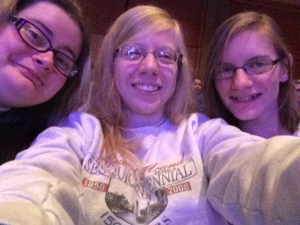 lvlhaley's tweet image. The people I came to this gathering with.  #collideNE  @Emily_marie1 @Helen_Anneliese