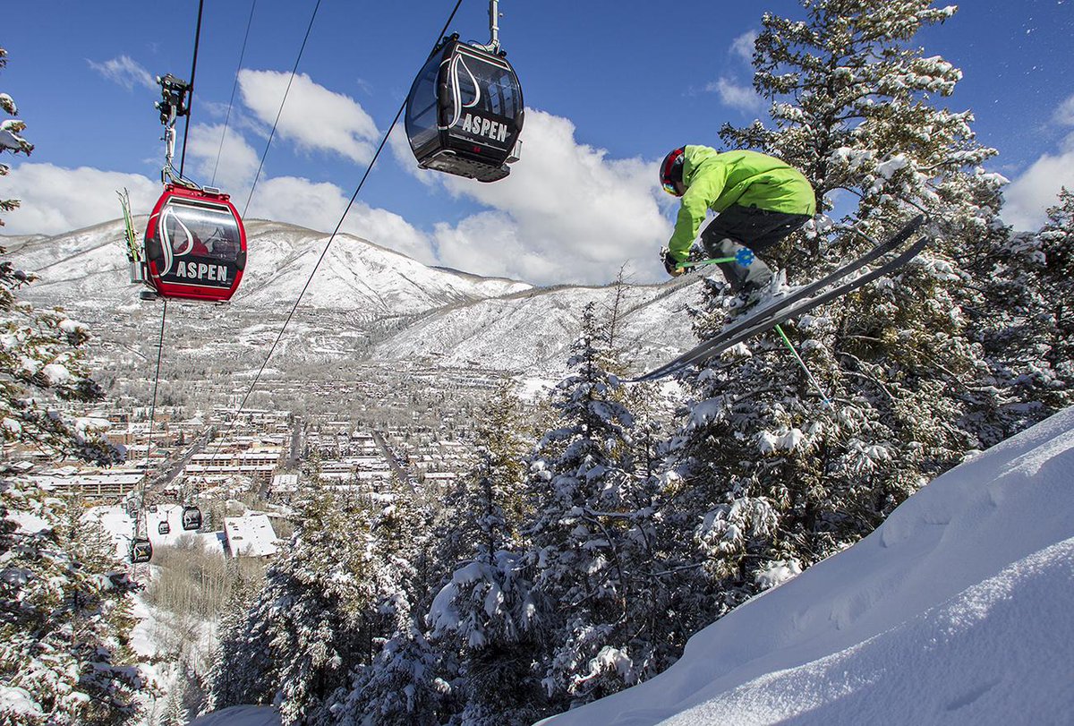It’s opening day at Aspen Snowmass! #GoShred
