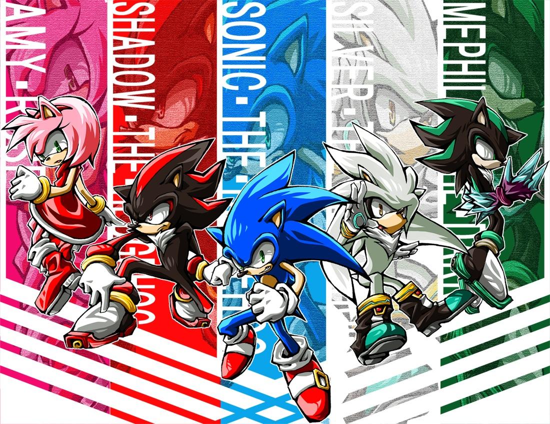 Planeta Sonic on X: Hedgehogs #Sonic #SEGA #AMY #Shadow #Mephiles #Silver   / X