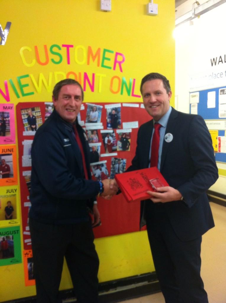 He doesn't look old enough to have done 40yrs does he! Congratulations <a href="/namocset/">Thats Mybusiness</a>.