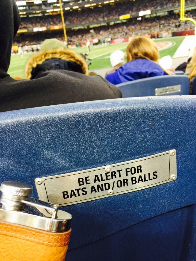 RealLauraSteele's tweet photo. If you see someone drinking out of a flask at Yankee stadium it's not me #WoodfordReserveIsYummy #150Rivalry http://t.co/zFIygPDF9N