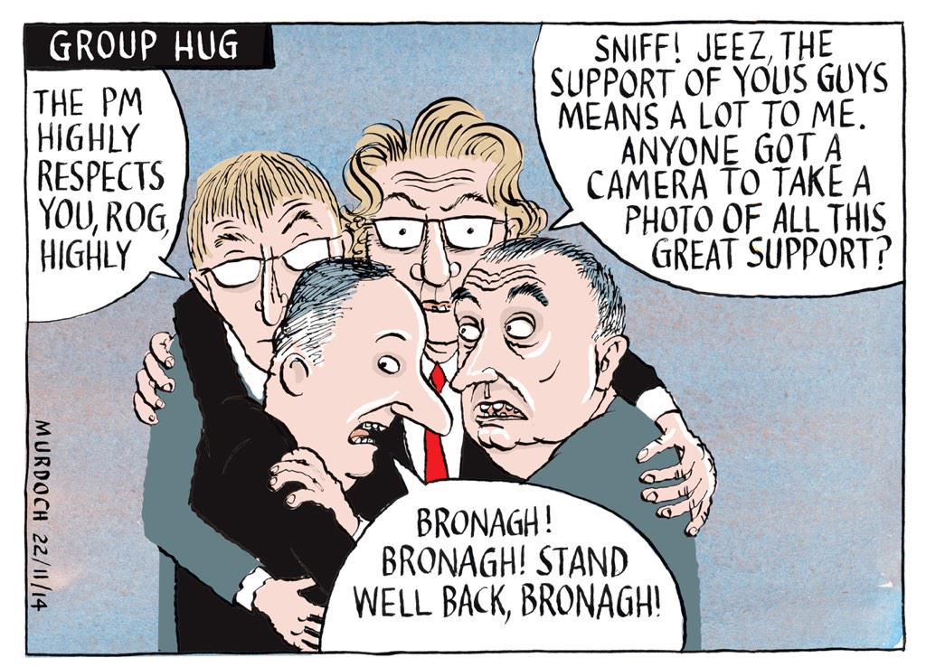 domesticanimal's tweet photo. A response to @MediawatchNZ piece on #RogerSutton, the coverage and the affiliations. #Grouphug #nzpols http://t.co/Nn24WeoPXG
