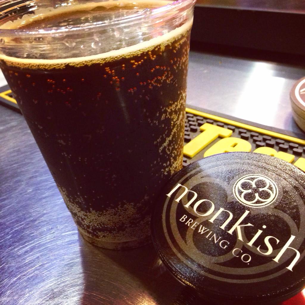 GrillEmAll's tweet photo. Smash #LABrews! @MonkishBrewing's Anomoly Dark Belgian Strong Ale is here til 11 tonight! #PartyHard! http://t.co/LTUh5dyVEr