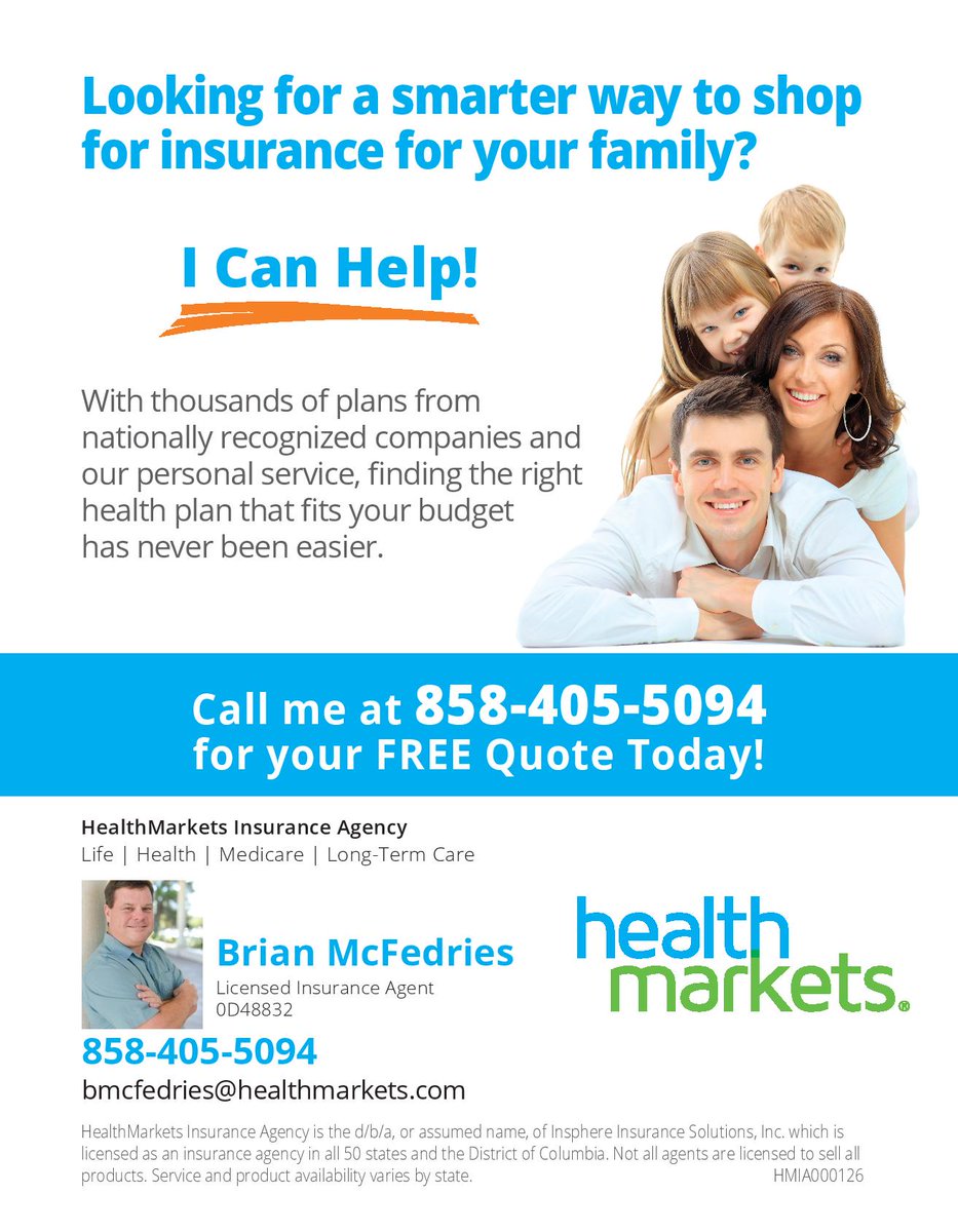 BrianMcFedries's tweet image. #FreeQuote for Life, Health, Medicare or Long-Term Care. #SmartChoiceSolutions - goo.gl/VB3x3V
