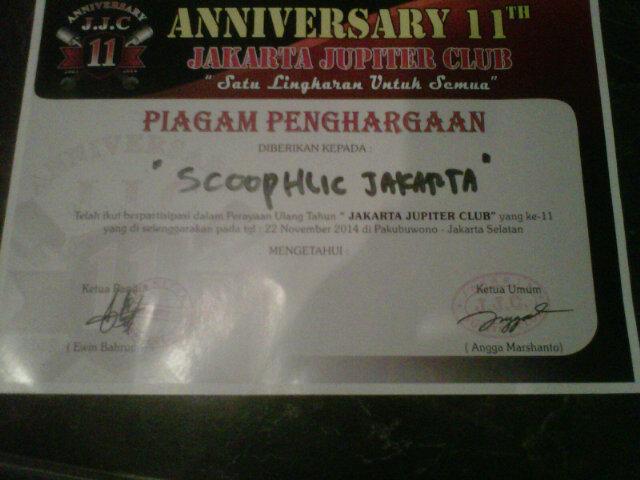 Selamat ann11versarynya <a href="/JJC_jakarta/">jakarta jupiter club</a> "Satu Lingakaran Untuk Semua" makin solid, makin brootherhood, makin rolling.