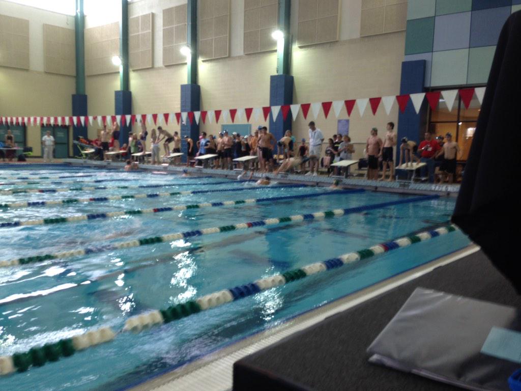 HooverSwimDive's tweet photo. Boys swimming 200IM now. Girls finished in 3rd. Go bucs #donhulin #HooverPride #hooverathletics http://t.co/hngisSULj2