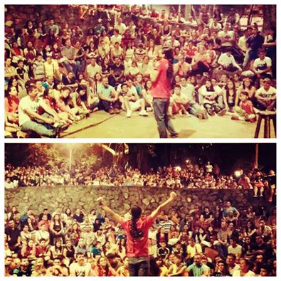 JimenezCamilo_'s tweet photo. Así estuvo la jornada de cuenteros el domingo en la #ColinaDeSanAntonio con @SantaPalabra 󾮞󾆔󾌩 http://t.co/BNSY22ImQ8