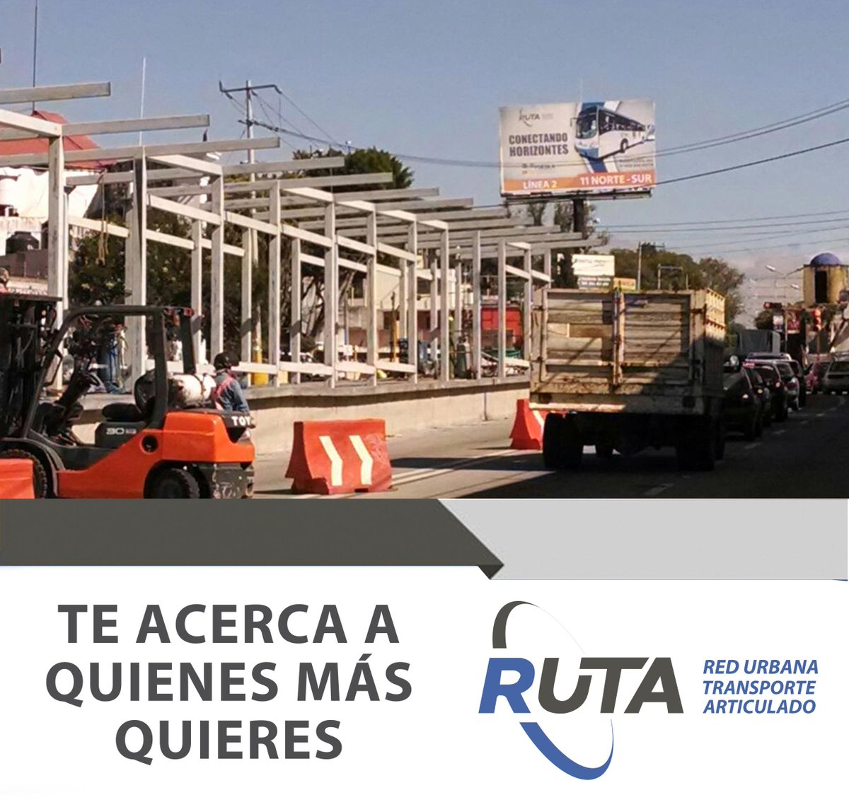 RUTA_Puebla's tweet photo. Avanza la construcción de paraderos  #Puebla  #conectandohorizontes http://t.co/7YGg0mntOv