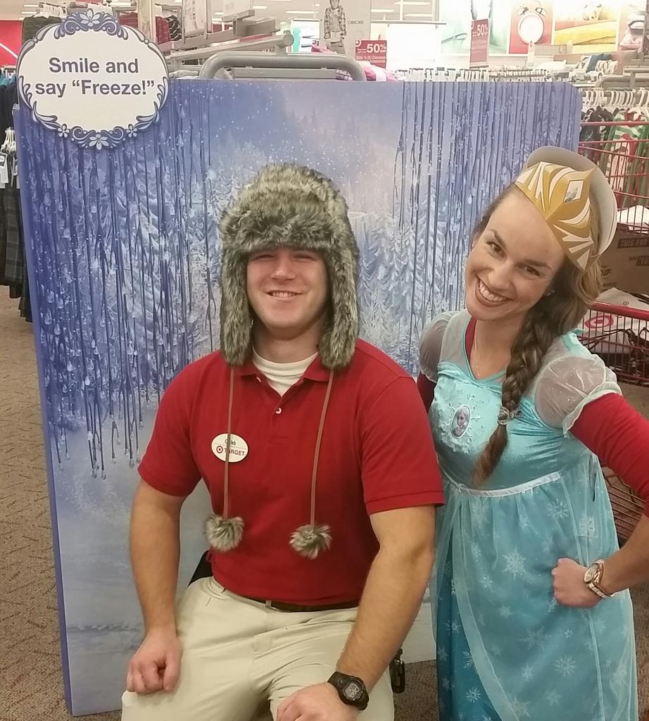 *cue "Let It Go" over the walkie* #DisneyFrozenatTarget