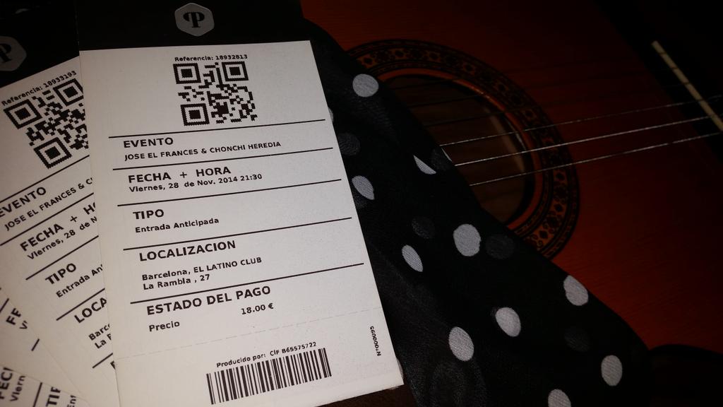 Ya están a la venta las entradas (en taquilla) pa' el 28 de Nov <a href="/el_francs/">Francs El PE</a> &amp; <a href="/ChonchiHeredia/">Chonchi Heredia</a> en el <a href="/TeatrePrincipa2/">teatreprincipal</a>