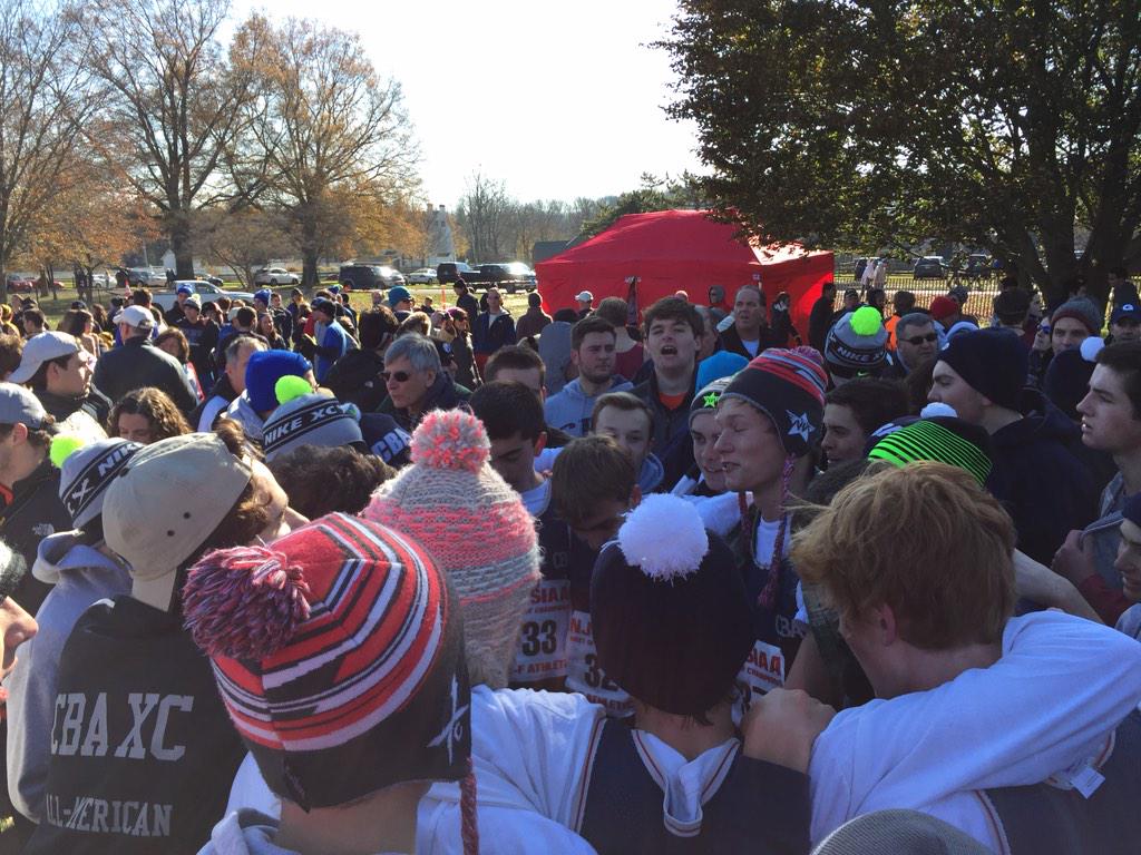 CoachVito44's tweet photo. Congrats to the hardest working and BEST runners in the country. Couldn't be prouder! Congrats on MOC #20! @CBAXC http://t.co/TynwjemzNh