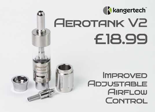 YESCiGS's tweet photo. KangerTech Aerotank V2 now in stock at http://t.co/WiEKxD0Oqh http://t.co/VIAJwbbVOq
