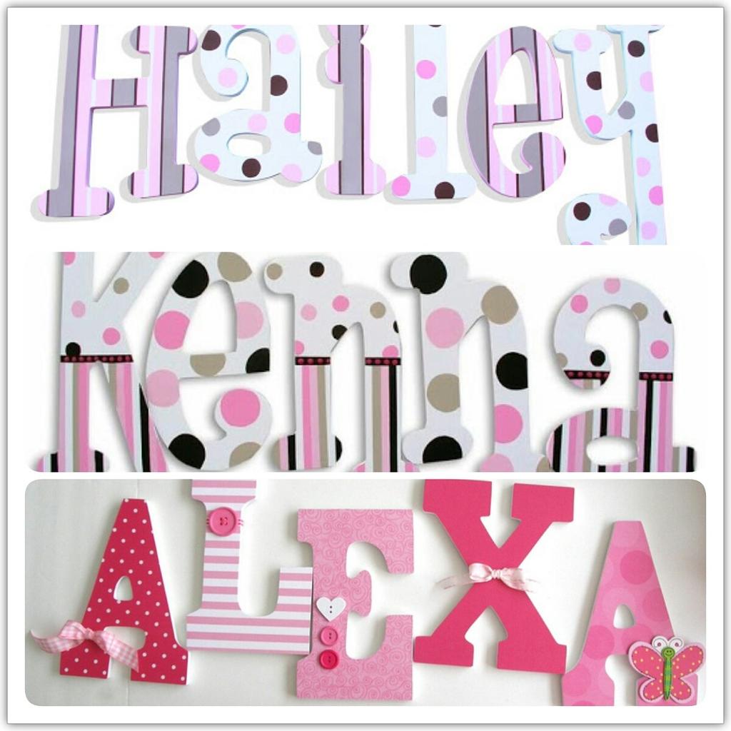 Hmu to order your custom made letters!  Great gifts for the holidays and showers If u want to give something unique