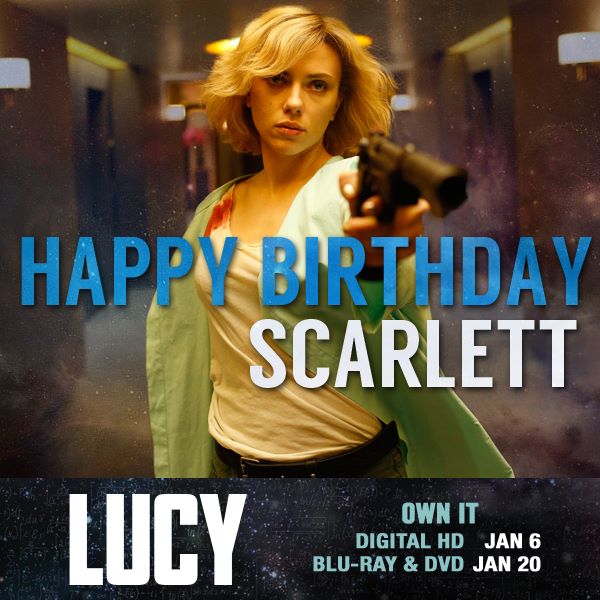 Happy Birthday Scarlett Johansson! May your days be filled with infinite knowledge. 