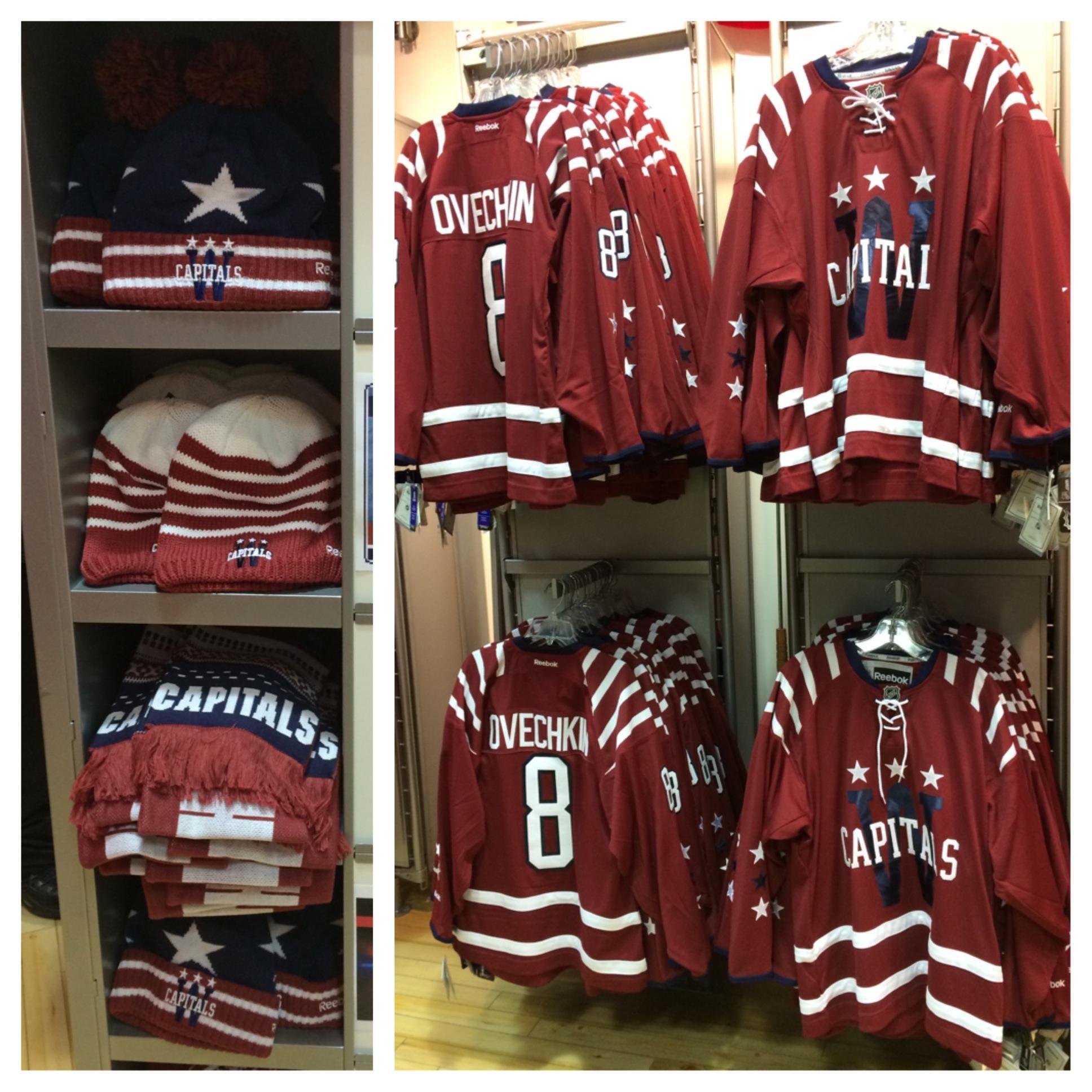 Washington Capitals on X: Winter Classic jerseys (and more hats!) will be  available tonight at the Verizon Center Team Store starting at 5 p.m.   / X