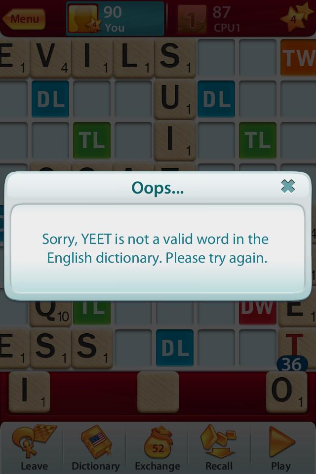 max_imumswagg's tweet image. Can someone please make urban dictionary scrabble this is bullshit #36points