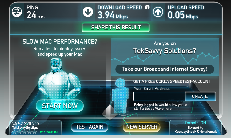 derekchu's tweet photo. @teksavvyCSR your internet connection is unacceptable #falseadvertisement http://t.co/tW2IzTTZ24