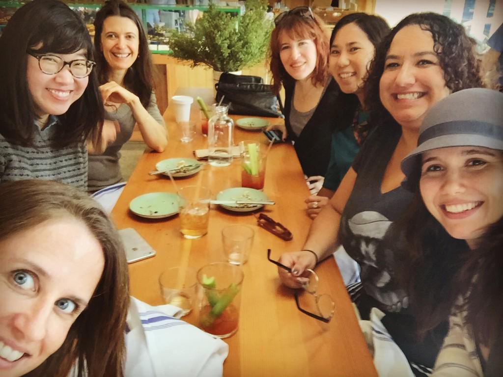 liahaberman's tweet photo. Could have used a selfie stick today. Oh well. 😄☕️🍳 @superbafb http://t.co/vjSuYO9UG4