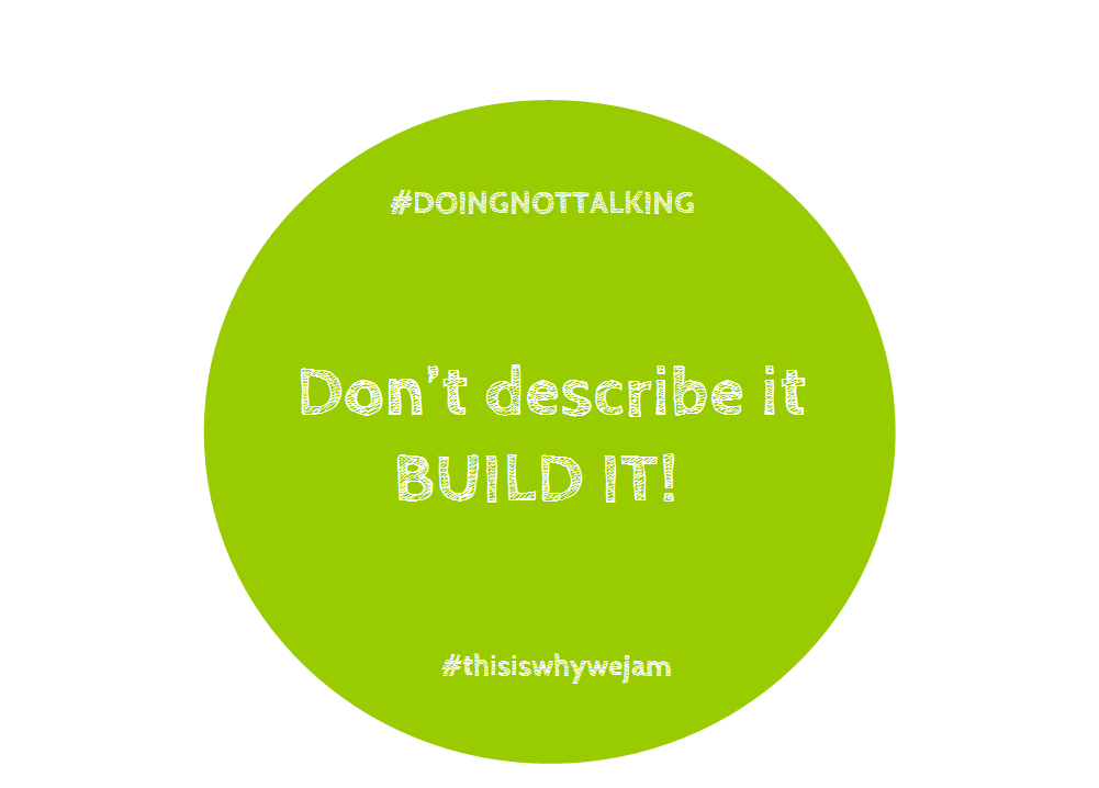 Jammers Brasucas!Estamos contamos c otimos prototipos de vcs!Cade as gambiarras?#doingnottalking #GSusJam#prototype