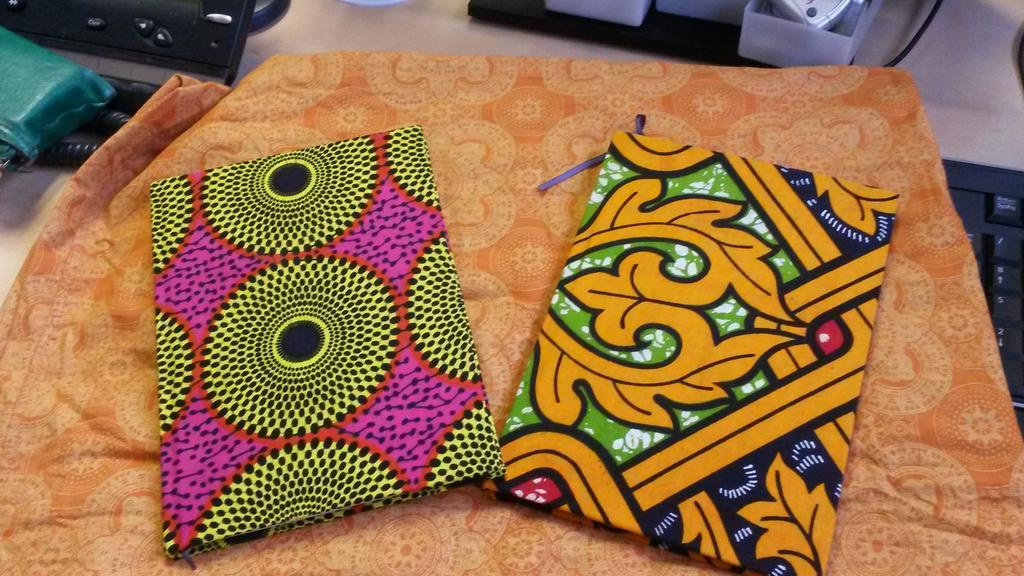 RAnimasun's tweet photo. My 2015 African print covered diary ready to use... http://t.co/QVFyVzQi2k