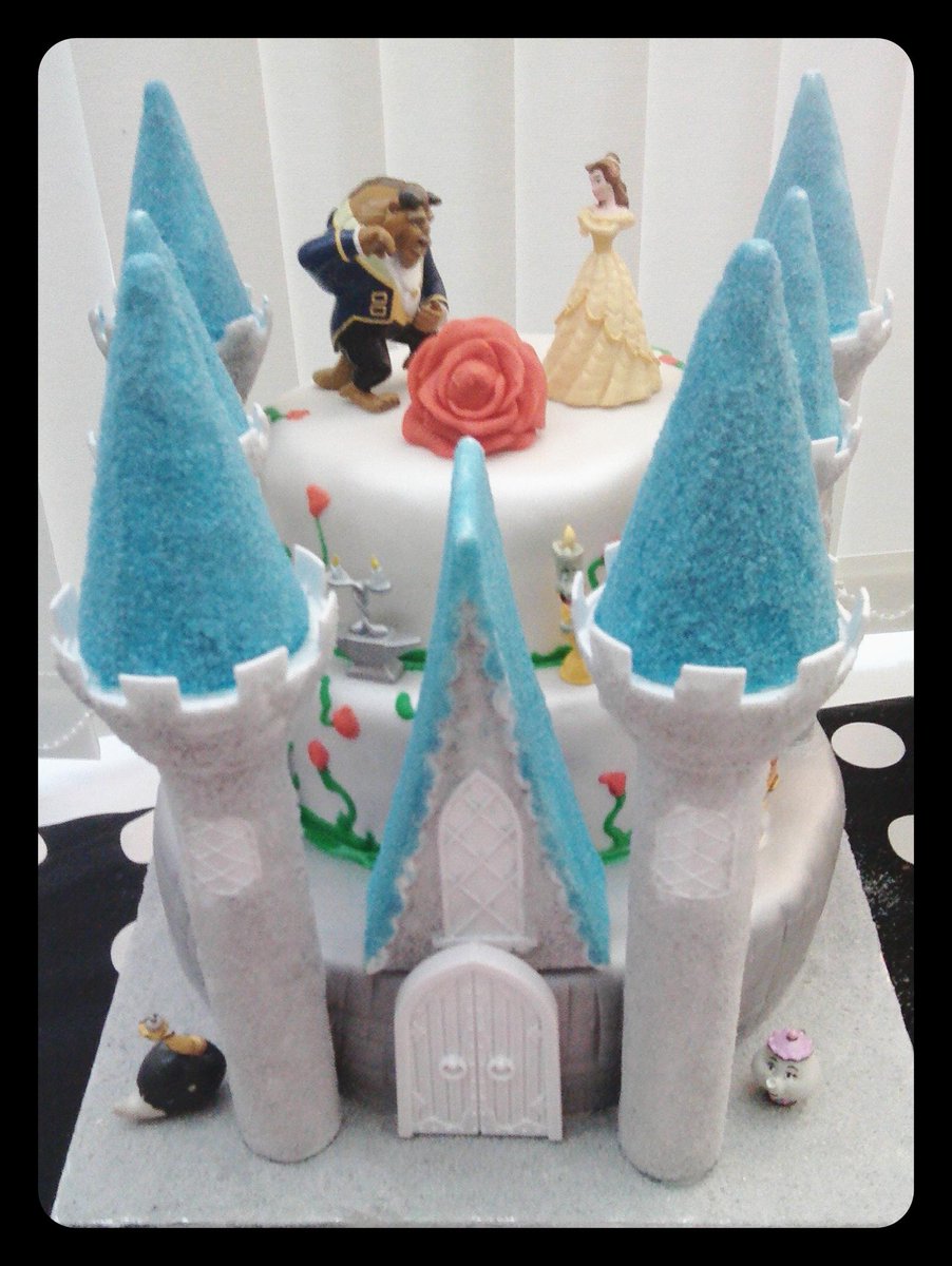 cheekybake's tweet photo. Fairy tale themed cake, figures supplied by customer. #cake #fairytale #birthday http://t.co/in3rOLdn3D