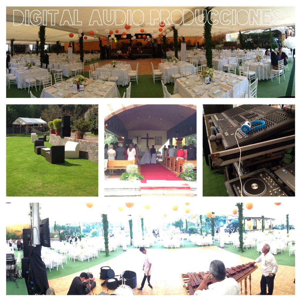 DigitalAudioPro's tweet image. Ya listos en el Lienzo Charro del Pedregal! Boda para 500 personas!