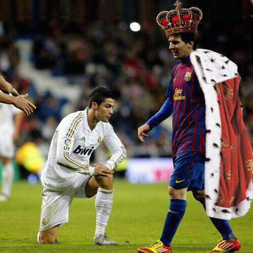 Messi is the king.