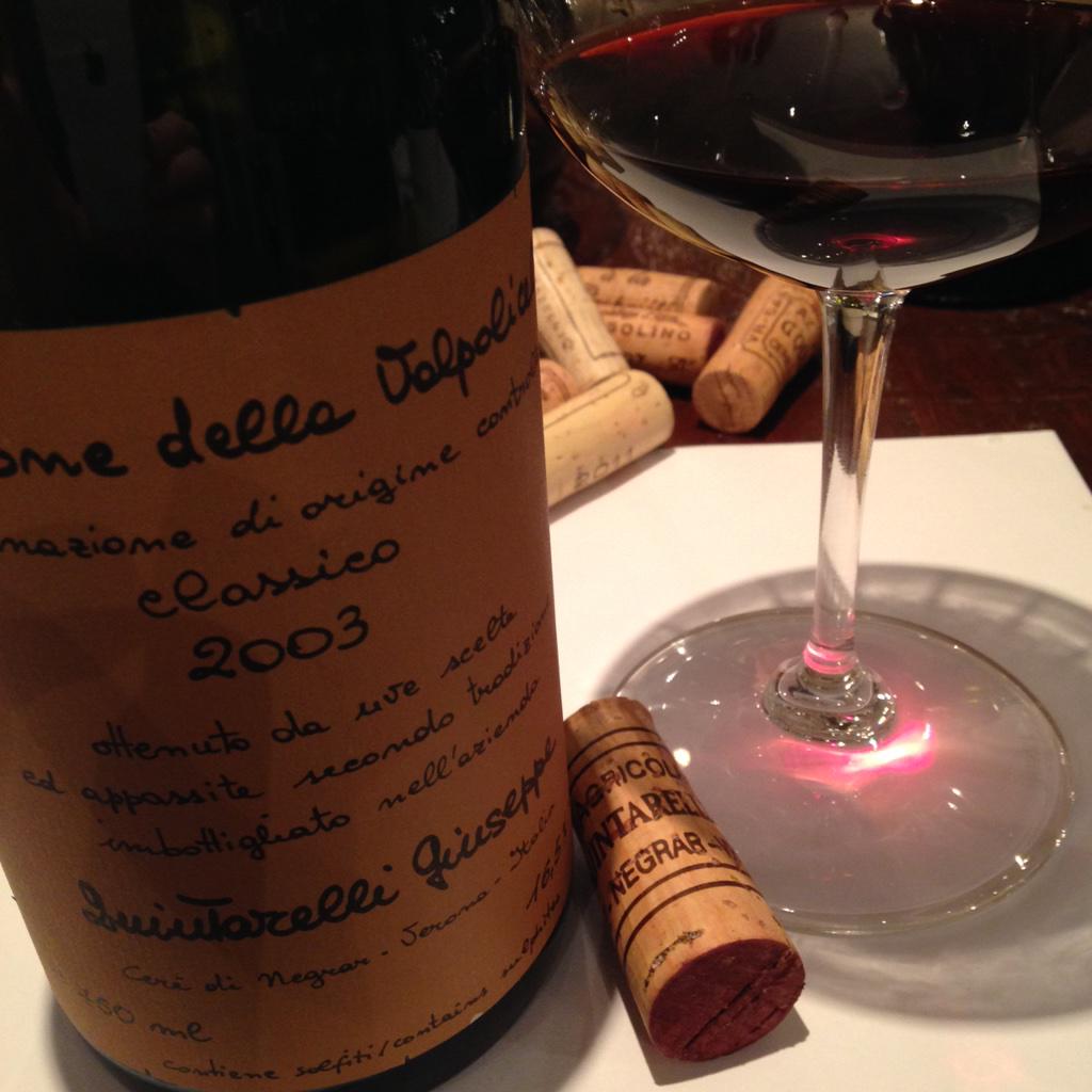 MorganVanderkam's tweet photo. Once in a lifetime perhaps...gorgeous @workshop_wine @vicoletto #Amarone http://t.co/5338JHv0nD