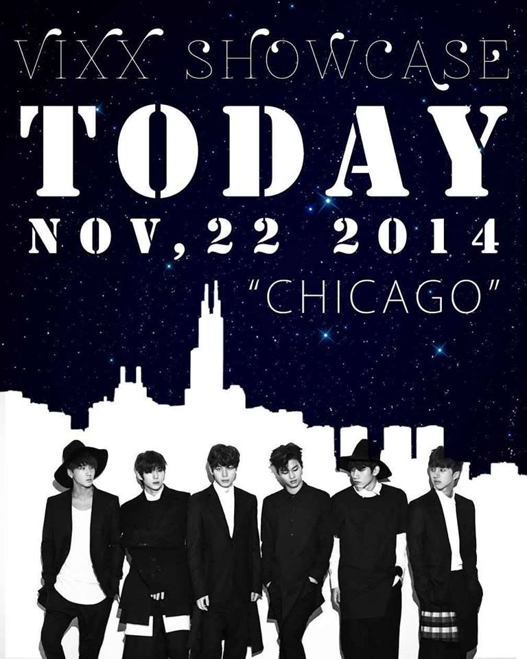 limelightusa's tweet photo. CHICAGO STARLIGHTS - HAVE A GREAT SHOW!! #VIXXCHICAGO2014 http://t.co/V42MDikwdG