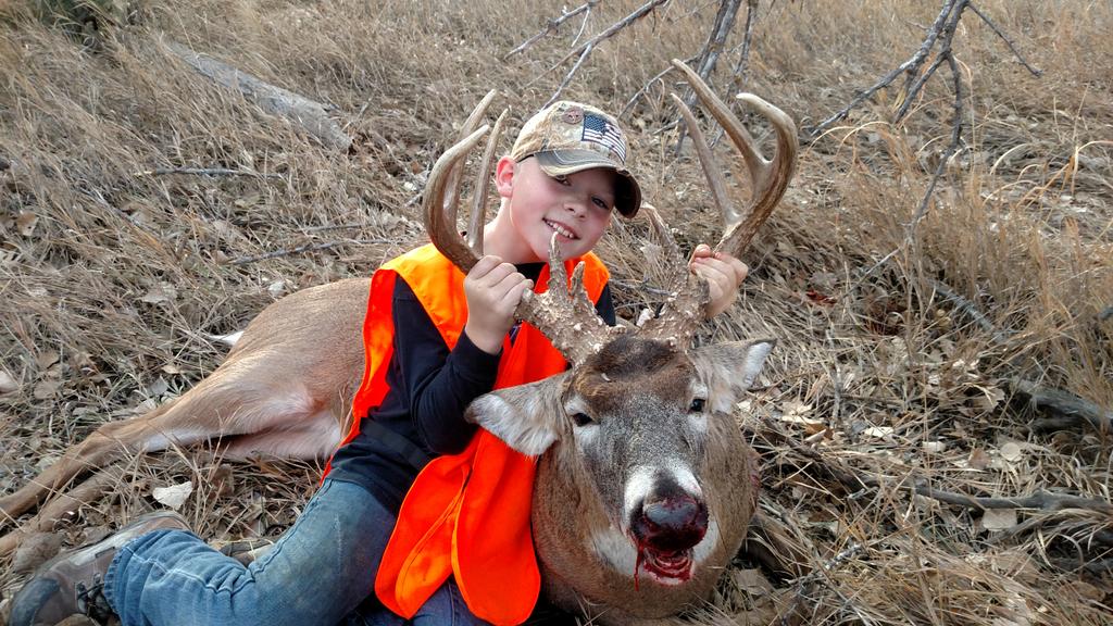 hud_coach's tweet photo. Til grandpa bcums cooler... #deercamp2014 http://t.co/Nff04zNSxg